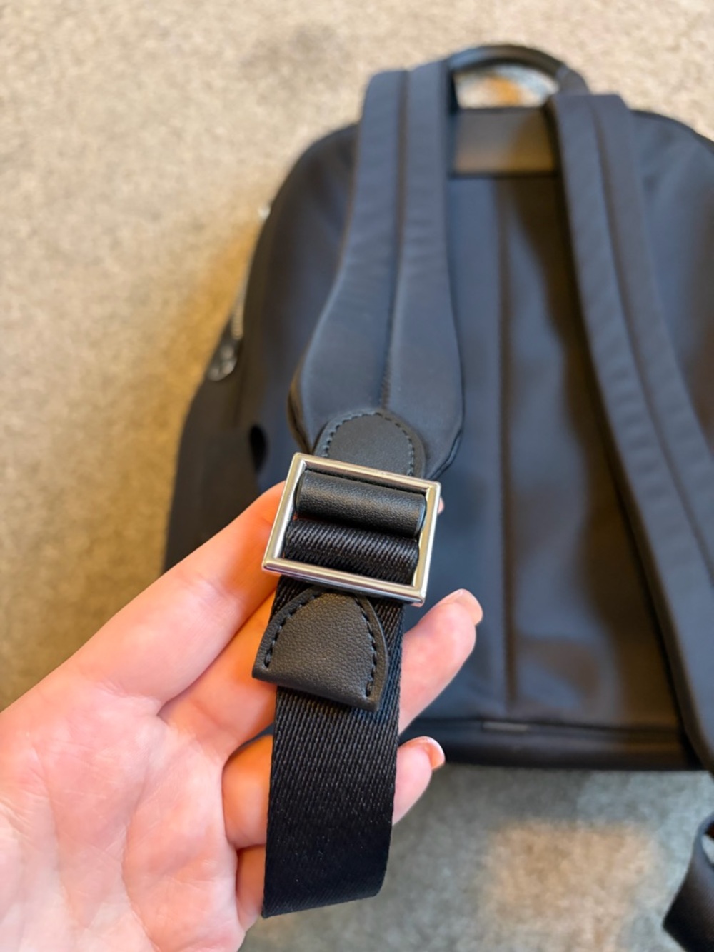 kate spade Black Nylon Backpack with Front Pocket - Picture 4 of 7
